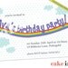 Customised Print-Your-Own Retro Rainbow invites