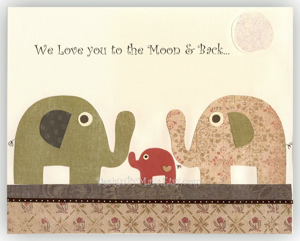 Nursery Wall Art Print..Thinking of you, orange, brown, green nursery, owl theme baby room