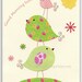 Baby girl room Decor, Nursery wall art, Love birds..Good morning Sunshine, pink and green nursery