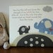 Baby room decor, Nursery art, Children room 8x10 Artwork...I prayed for this child... Blue Birds...on canvas gallery wrap