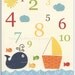 Nursery wall art, Baby room print, Nursery Decor, Art for Kids Room, Alphabet...ABC..baby whale, fish, nautical print