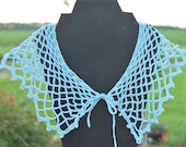 Blue Crocheted Collar - francesrobson