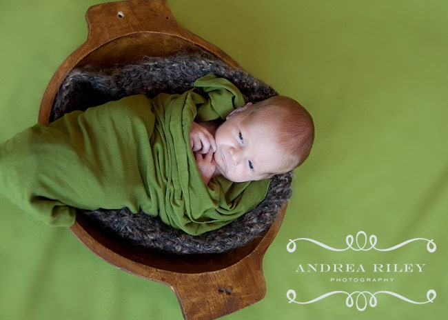 Apple Green Photography Backdrop Background -5x9, Seamless matte finish Fabric