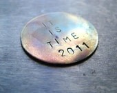 Intention Goal or Desire Coin - Hand Stamped and Custom Made Just for YOU Law of Attraction, Talisman, Token, Charm, Coin, Lucky Piece