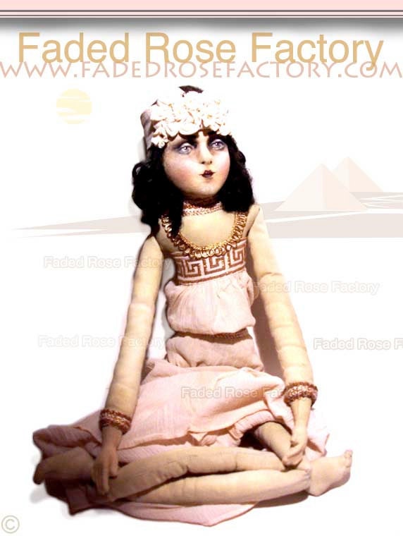 Theda Bara Art Doll OOAK Boudoir Doll - FadedRoseFactory