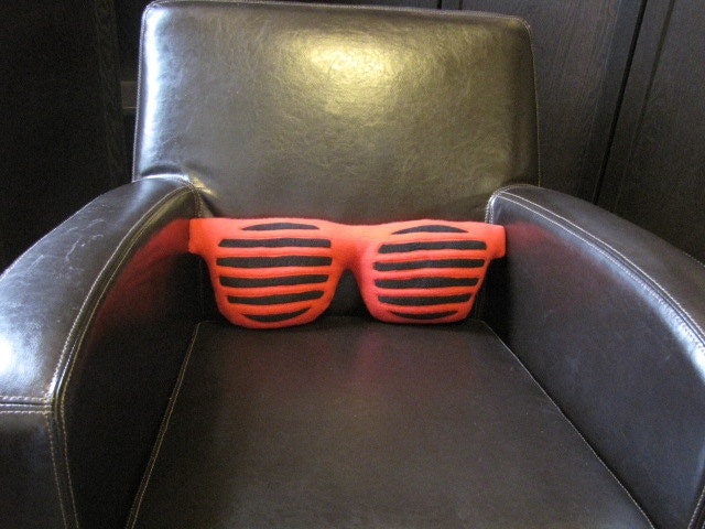 Shutter Shades Sunglasses Pillow - Personalized - Custom - Geek Chic Home Decor
