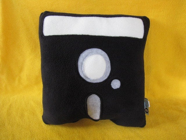 Floppy Disk Pillow - 5-1/4 Inch - Geek Chic Home Decor