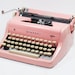 Pink Royal Quiet DeLuxe Manual Typewriter in the Original Case