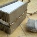 Handmade FLAX paper covered blank books, duo. Use for a journal, autograph book or small guest book.