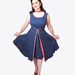 SHIRLEY - 1950s Vintage Style SWINGTIME Comfy Wrap Day Dress - All Sizes - Custom Made