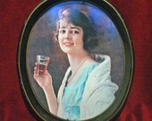 Oval Coke serving trays