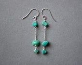 Islands earrings - teal