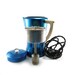 Bright blue West Bend coffee percolator from the 50s