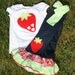 Girl STRAWBERRY Shortcake Birthday Outfit ... Two Piece Denim Set
