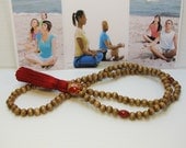 Mala With Painted Guru Bead, Meditation