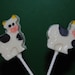 12 Chocolate Barnyard Cow, Horse, Pig, Sheep, And Rooster Lollipops