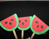 Watermelon Cupcake toppers