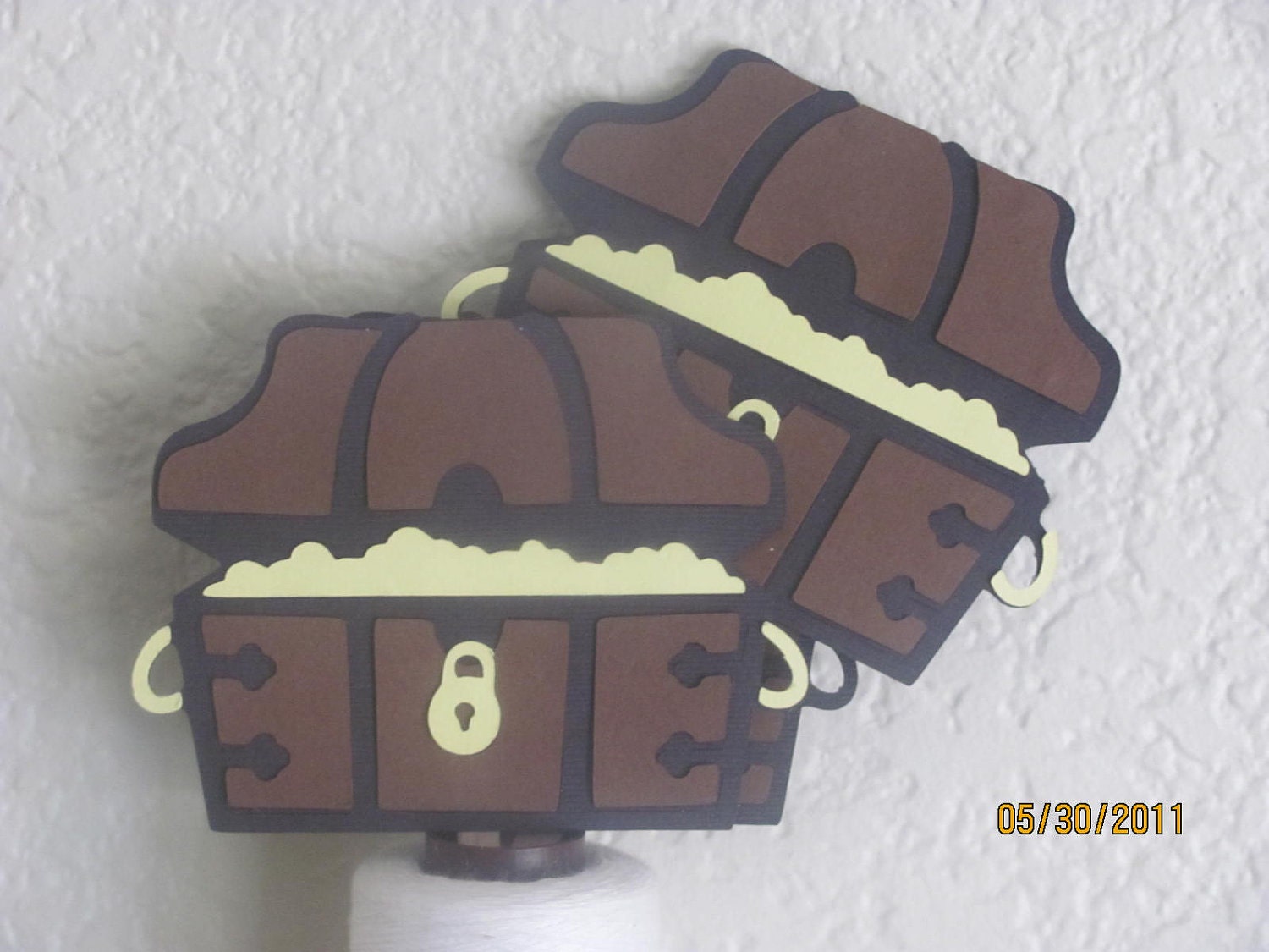 Treasure Chest Cupcake Toppers