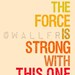 Star Wars print baby nursery art. Art for kids, children art, nursery wall art, nursery art print, The Force is Strong 11x14 print