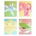 Bathroom art, bathroom prints. Kids bathroom children art. Baby nursery art. Underwater, sea creatures, beach. Four 8x10 prints by WallFry