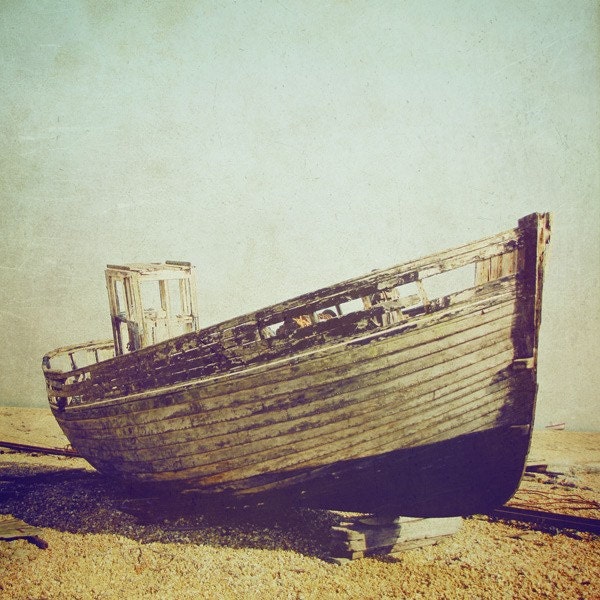 Beached - 4x4 fine art nautical photo