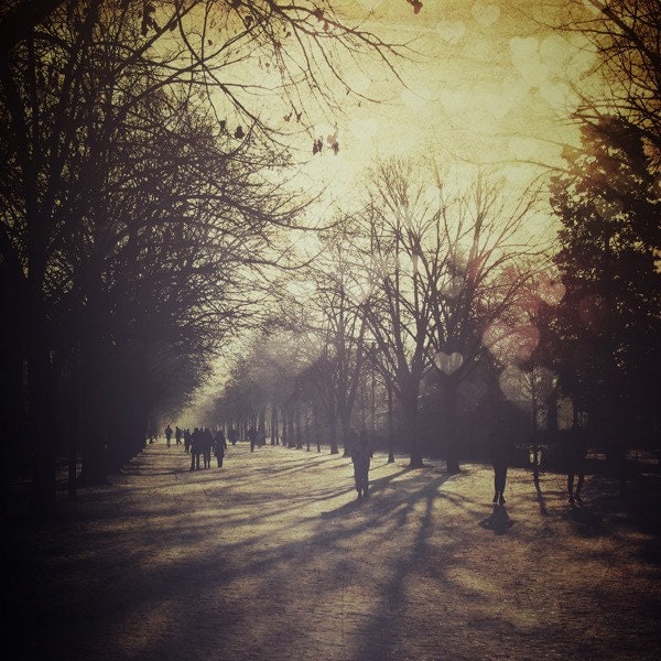 Love for Paris Winter - 4x4 fine art photo print