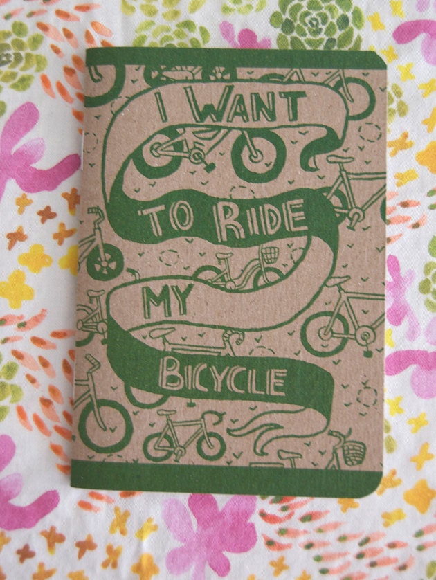 Mini Bicycle Notebook