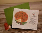Pecan Pie notecard, made from a vintage Florida postcard