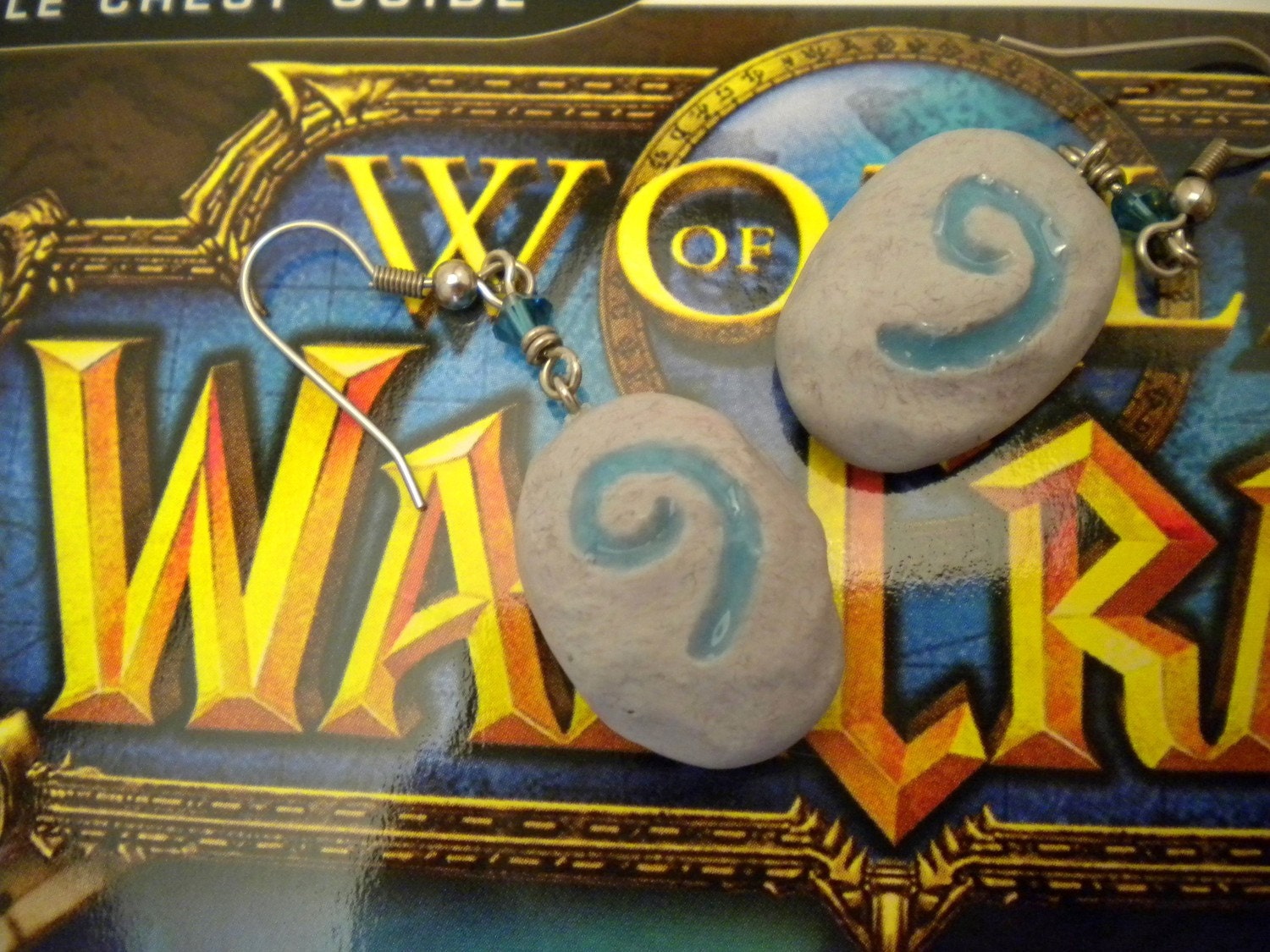 Hearthstone Earrings - World of Warcraft - Blizzard - A Portion of the Proceeds Go To Charity