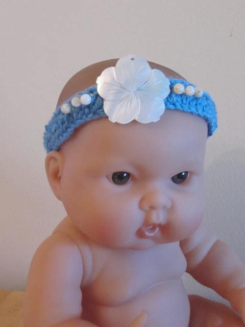 Mermaid Tail and Headband Newborn Photography Prop