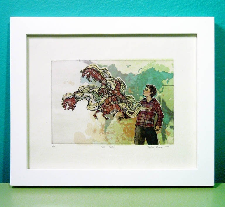 Plaid Ponies - ORIGINAL Limited Edition of 15
