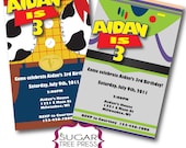 Toy Story 3 Inspired Birthday Invitation - Printable - DIY