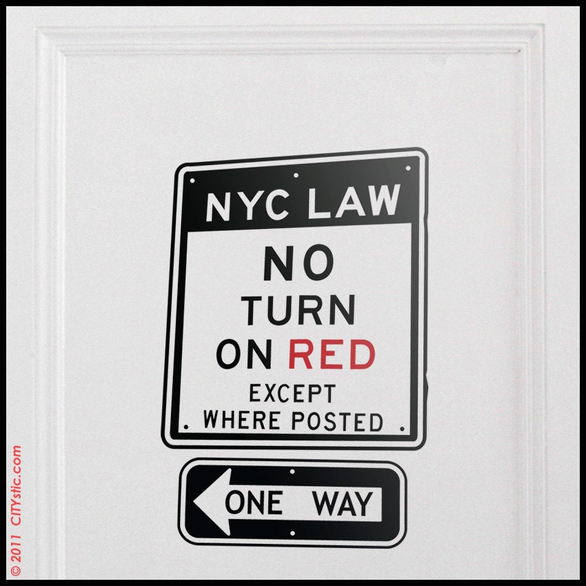 Right Turn on Red in NYC (New York, York legally, to move, cars) New