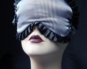 Black Sailor stripes Sleep mask- Marcellette - by Love Me Sugar Paris on Etsy