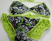 Crochet bikini pattern, reversible.
