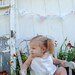 vintage hankie bunting nursery decor photo prop garland