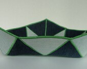 Custom jeans or t-shirt fabric bowl made to order