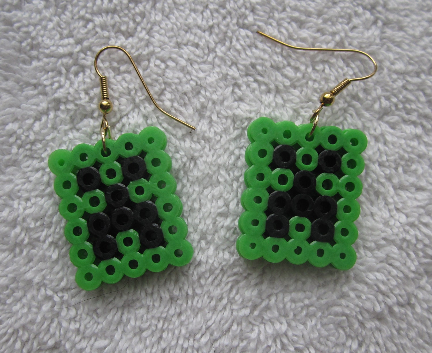 Minecraft Creeper Earrings