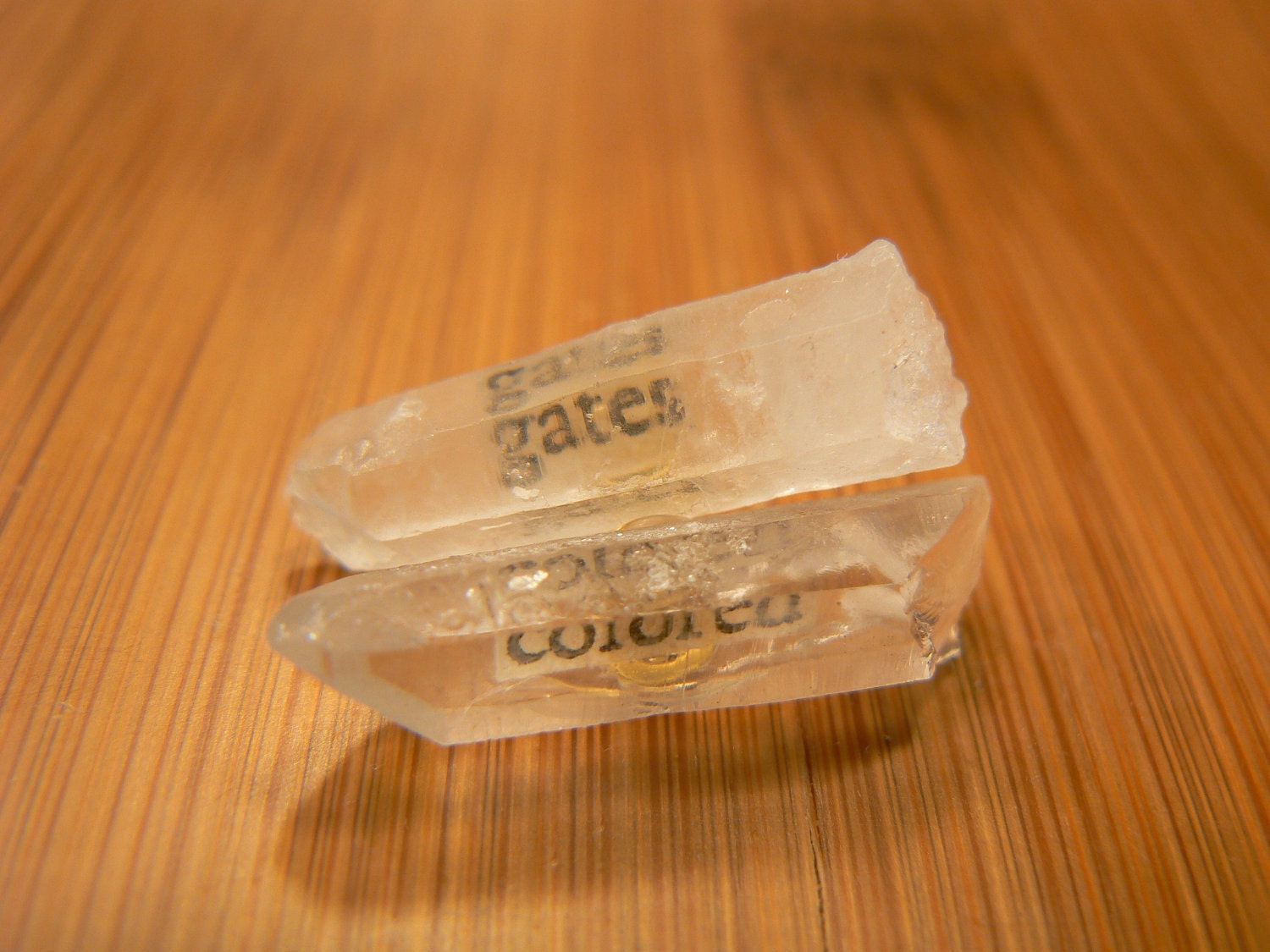 Crystal Quartz  Earrings- Colored Gates Organic and Natural