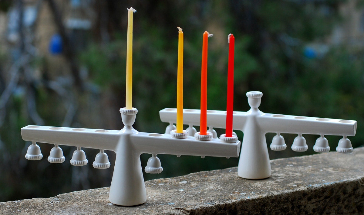 FRAGILE Menorah (Hanukia)