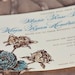 Hand Painted Peony Wedding Invitation