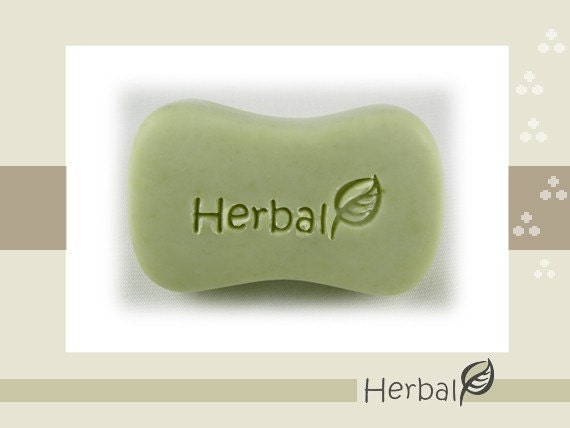 Herbal / Acrylic Soap Stamp ( Soap Republic )