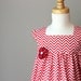 Red Chevron Dress - Sizes 12-18m, 2t, 3t, 4t, 5t
