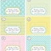 Teacher Gift: Thanks a Latte Treat Bag Tags - Printable PDF