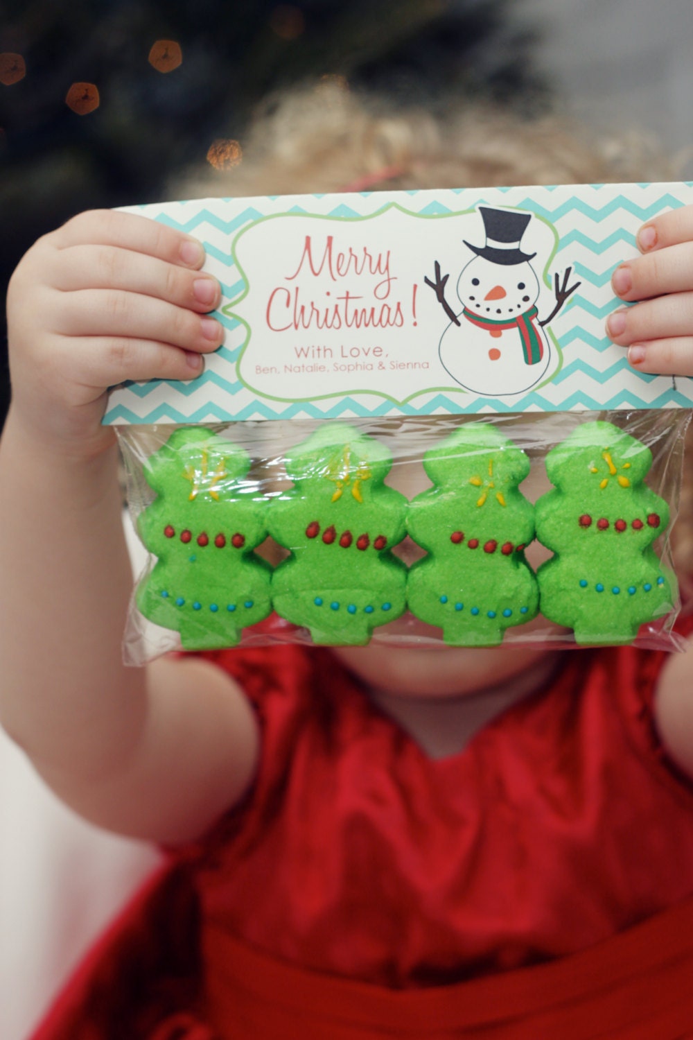 Christmas Treat Bag Tags: Snowman - Printable PDF
