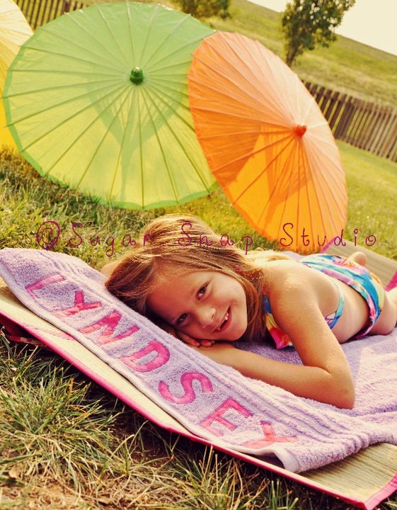 Personalize Cuddly Towel for Infants, Toddlers and Adults - Pool Party, Birthday, A Day at the Beach, Bath Time,