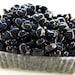 B516 - 24pcs Black Heart Plastic Charms
