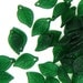 C156 - 60pcs Matte Dark Green Leaf Plastic Bead