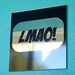 Vinyl Decal Mirror - LMAO, Laughing my ass off