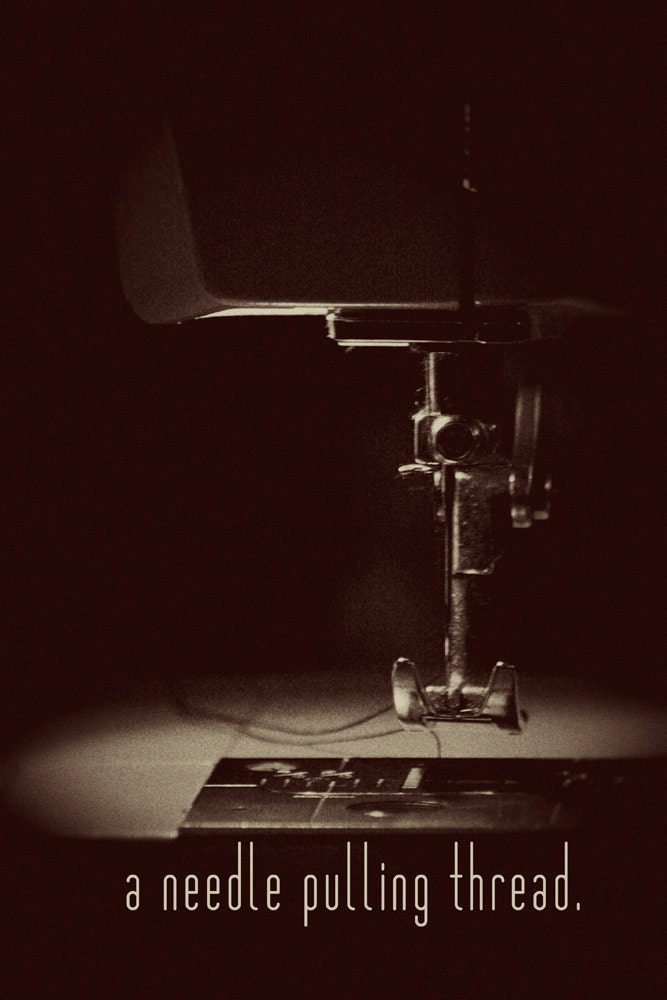 A Needle Pulling Thread - Fine Art Photograph